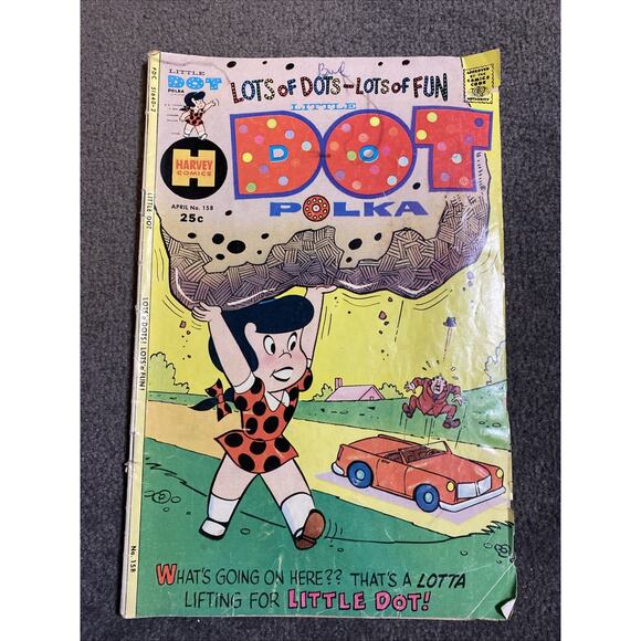 Little Dot Polka #158 Harvey Comics 1975 - Picture 1 of 8